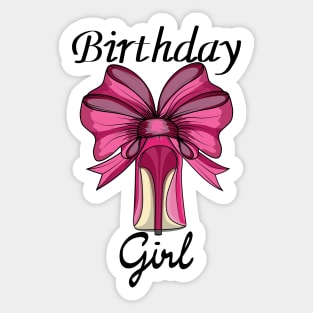 Birthday Girl - High Heel Sticker